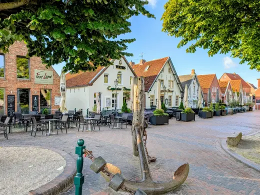 Restaurants im Ortskern von Greetsiel