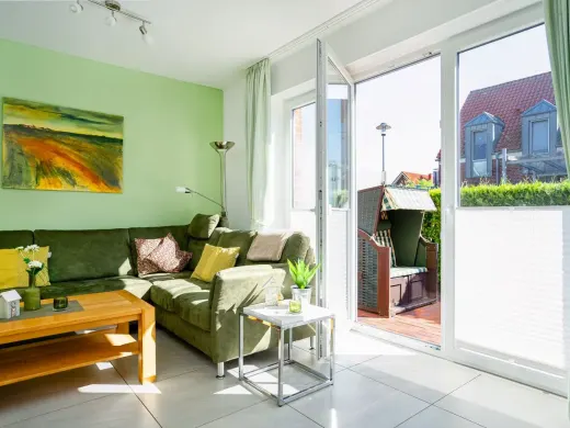 Zugang vom Wohnbereich zur Terrasse