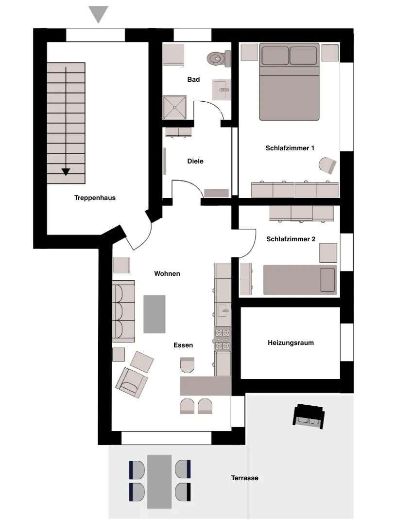 Grundriss Grachtentraum 2