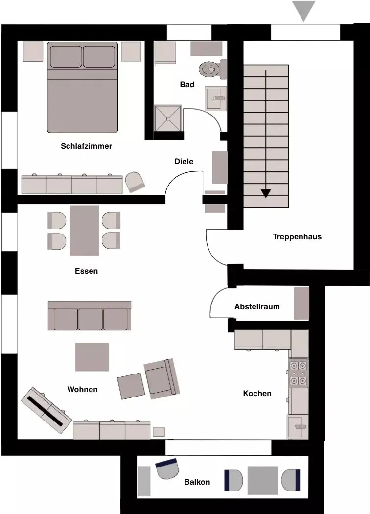 Grundriss Grachtentraum 3